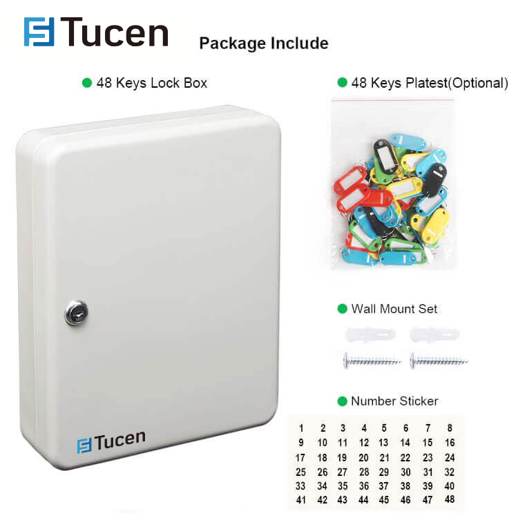 Tucen KB0100K Series Key Lock 20/48/45/93 Position Key Cabinet Lock Box Grey