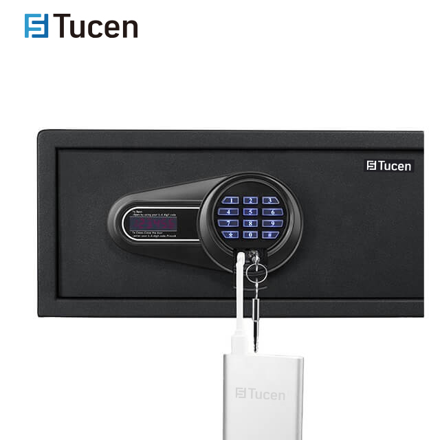 Tucen H0402M High Security Digital Hotel Safe Lock Box For Office